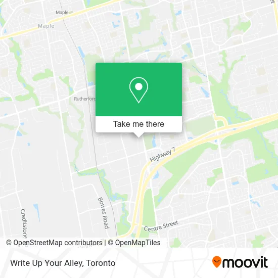 Write Up Your Alley map