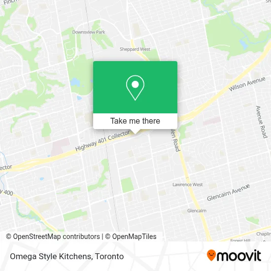 Omega Style Kitchens map