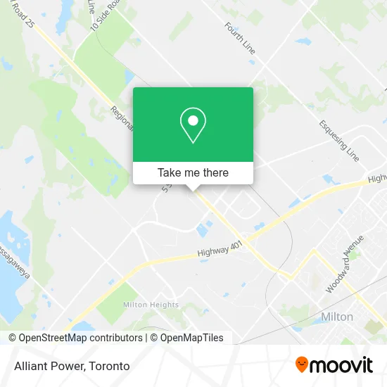 Alliant Power map