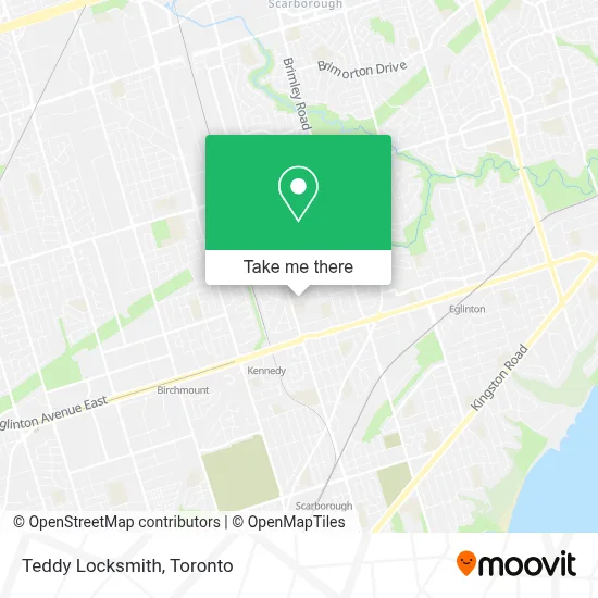 Teddy Locksmith map