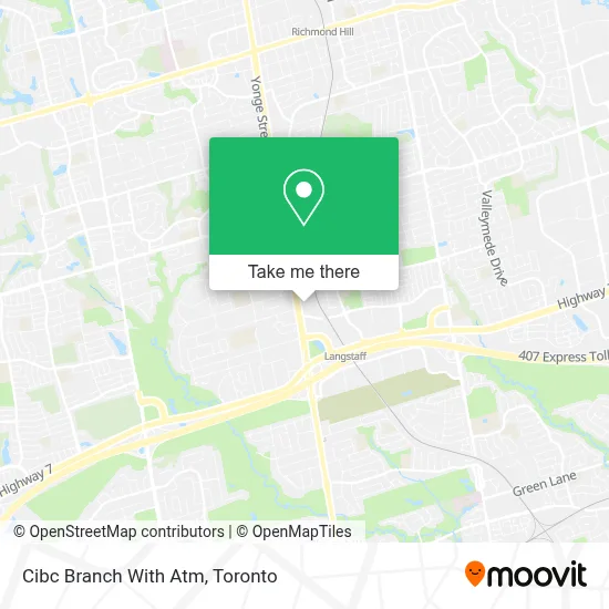 Cibc Branch With Atm map