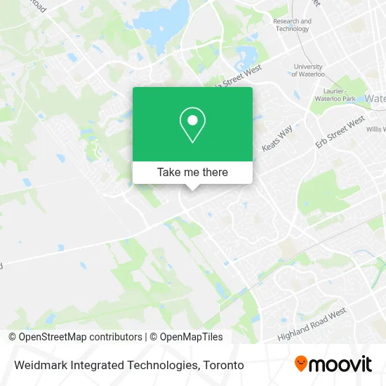 Weidmark Integrated Technologies map