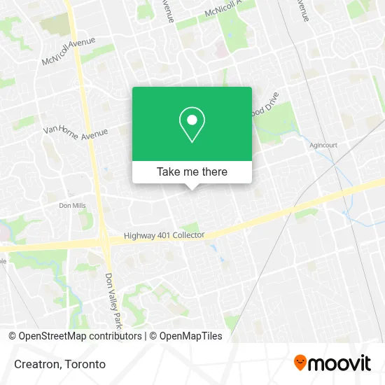 Creatron map