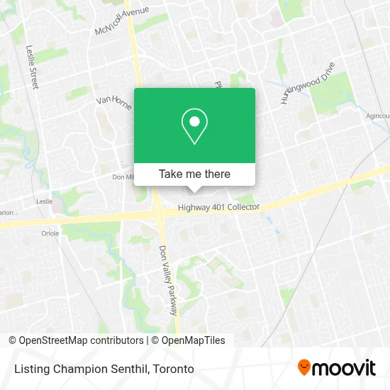 Listing Champion Senthil map