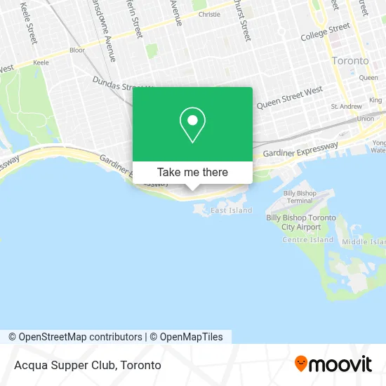Acqua Supper Club map