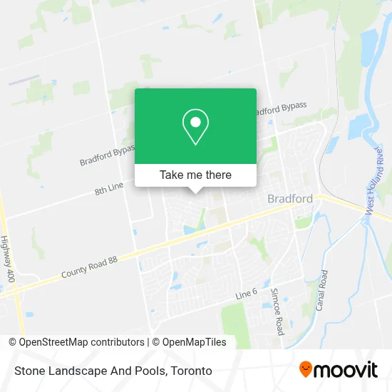 Stone Landscape And Pools map