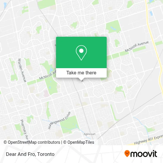 Dear And Fro map