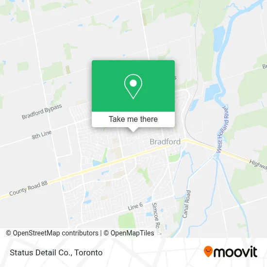 Status Detail Co. map