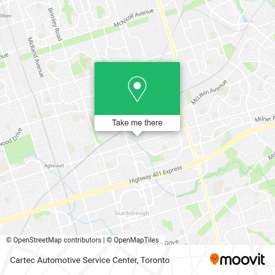 Cartec Automotive Service Center map