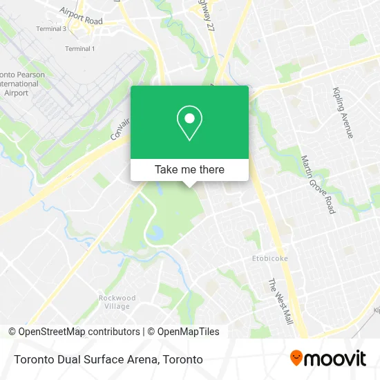 Toronto Dual Surface Arena map