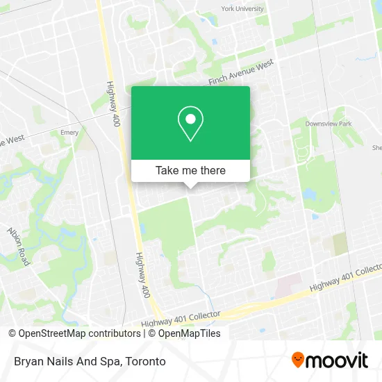 Bryan Nails And Spa map