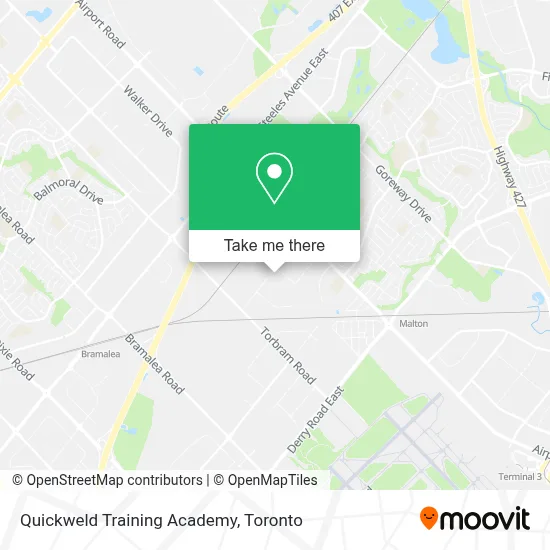 Quickweld Training Academy map