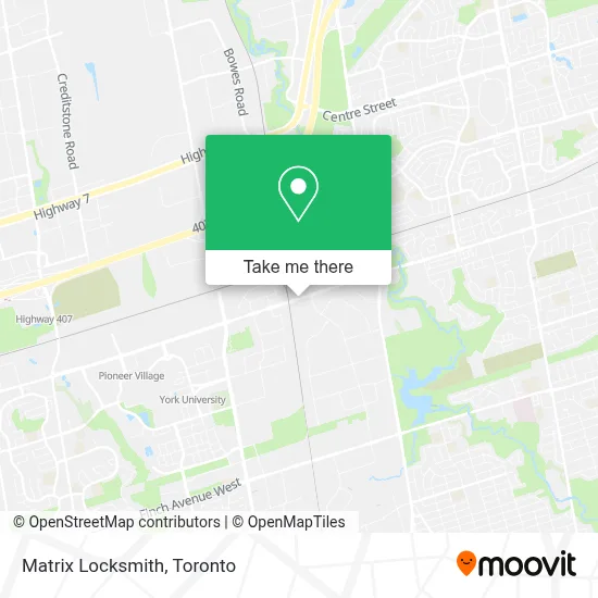 Matrix Locksmith map