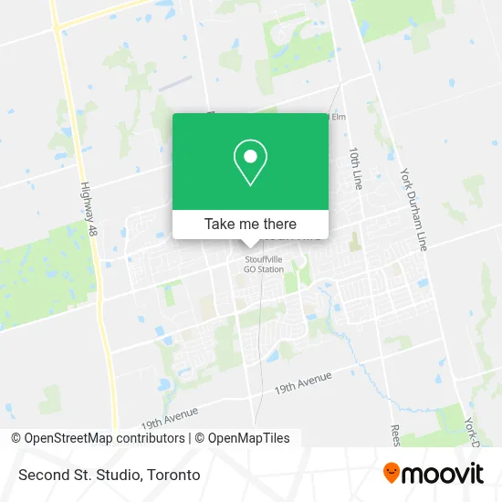 Second St. Studio map