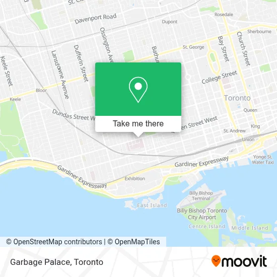 Garbage Palace map
