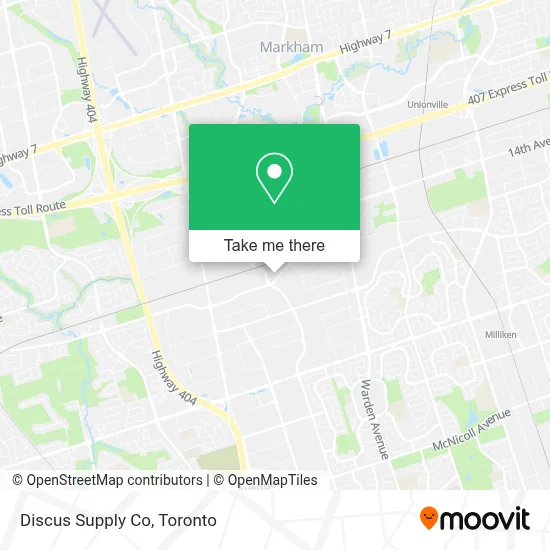 Discus Supply Co map