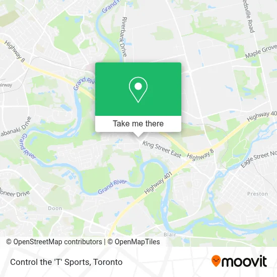 Control the 'T' Sports map