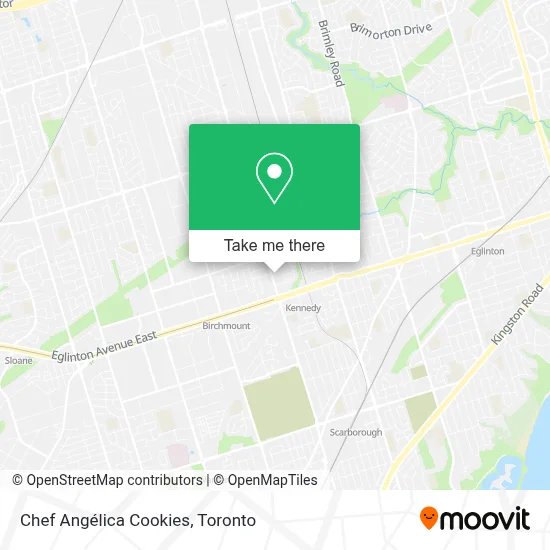 Chef Angélica Cookies map