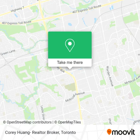 Corey Huang- Realtor Broker map