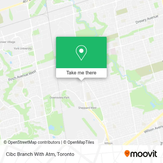 Cibc Branch With Atm map
