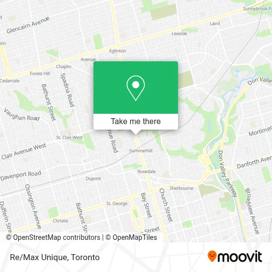 Re/Max Unique map