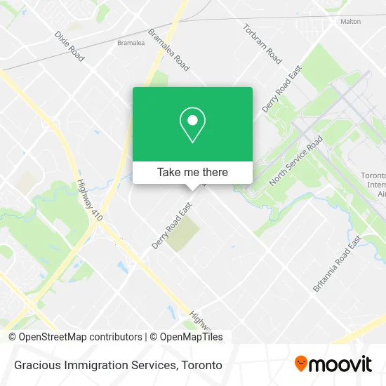 Gracious Immigration Services map