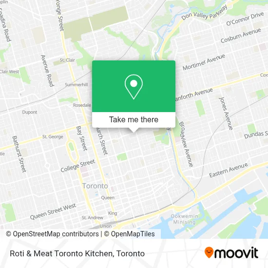 Roti & Meat Toronto Kitchen plan