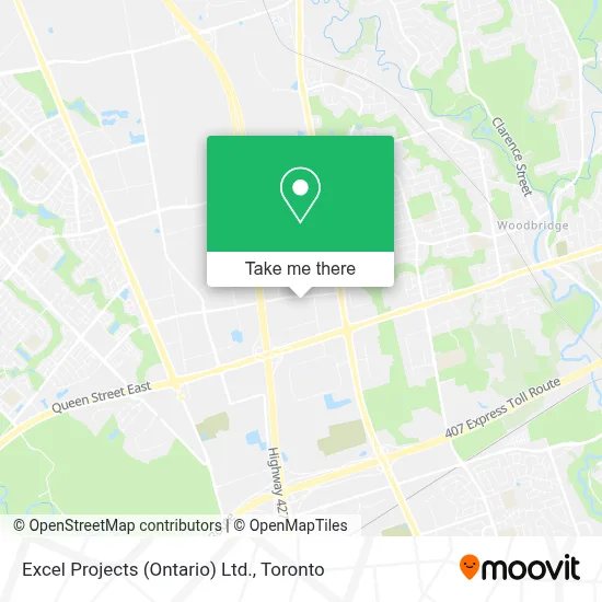 Excel Projects (Ontario) Ltd. map