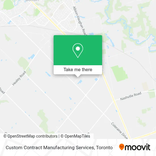 Custom Contract Manufacturing Services map