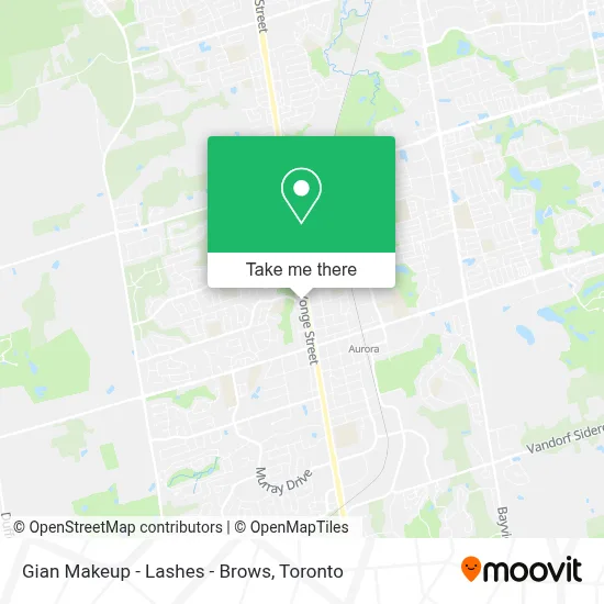 Gian Makeup - Lashes - Brows map