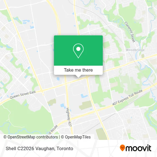 Shell C22026 Vaughan map