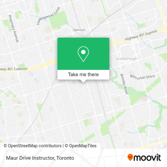 Maur Drive Instructor map