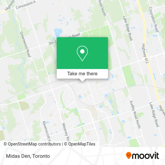Midas Den map