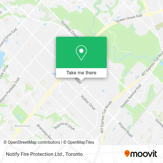 Notify Fire Protection Ltd. map
