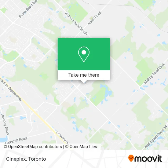 Cineplex map