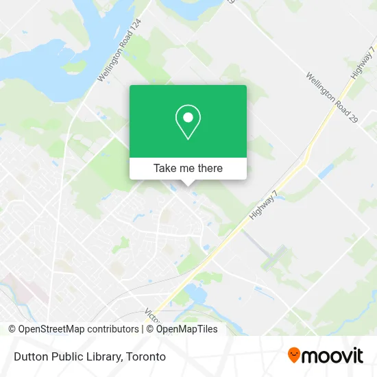 Dutton Public Library map