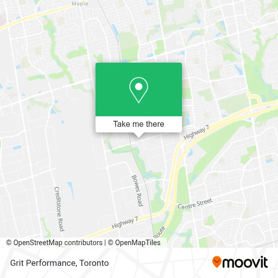 Grit Performance map