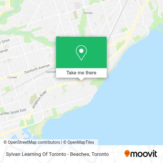 Sylvan Learning Of Toronto - Beaches map