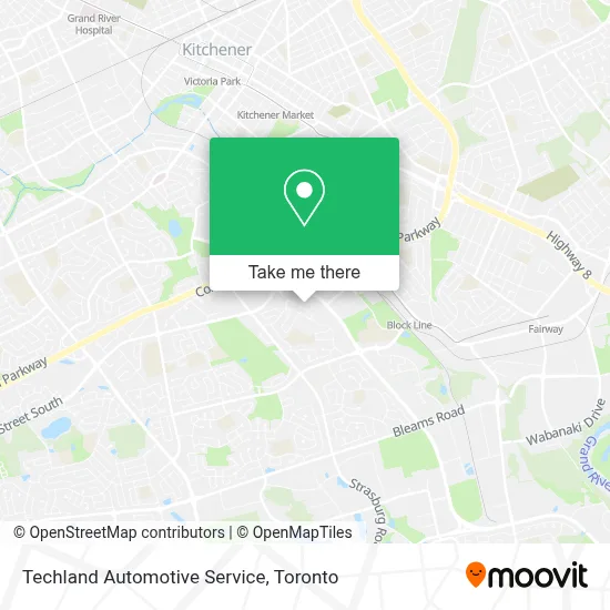 Techland Automotive Service map