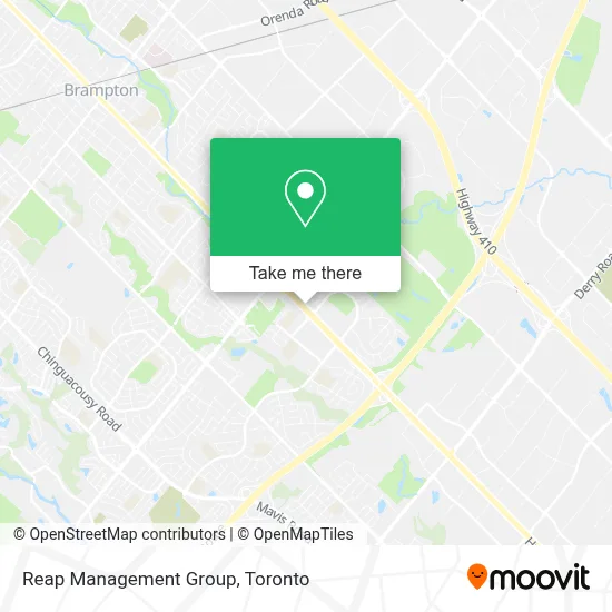 Reap Management Group map