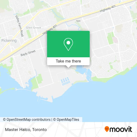 Master Halco map