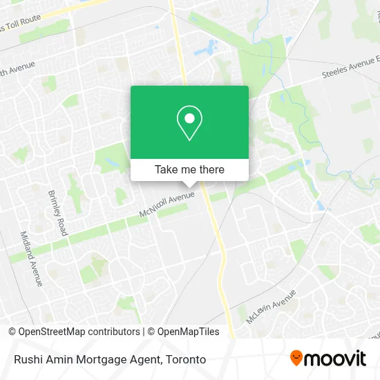 Rushi Amin Mortgage Agent map