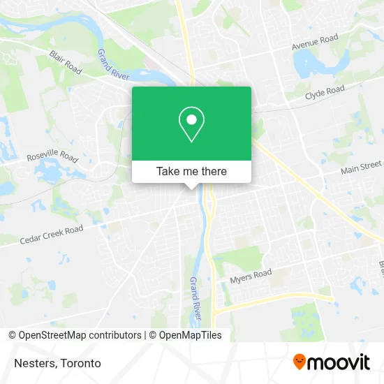 Nesters map