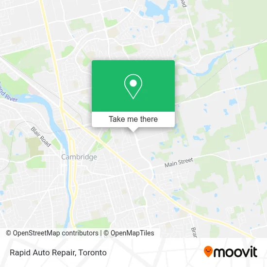 Rapid Auto Repair map