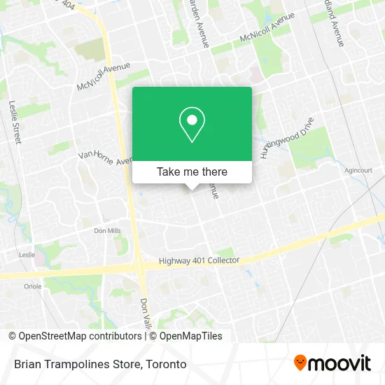 Brian Trampolines Store map