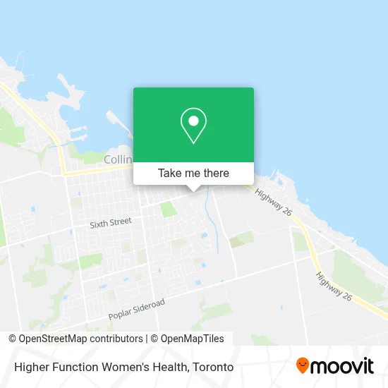 Higher Function Women's Health map