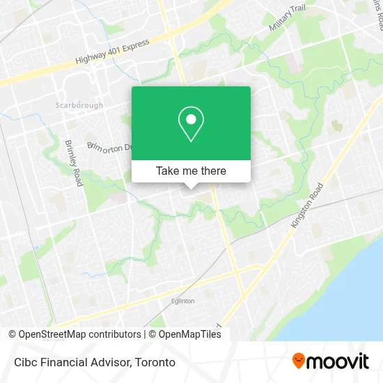 Cibc Financial Advisor map