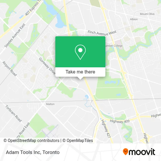 Adam Tools Inc map