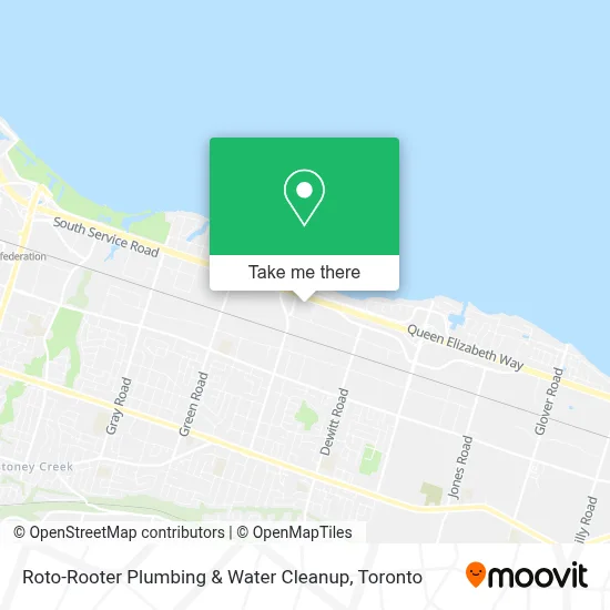 Roto-Rooter Plumbing & Water Cleanup map