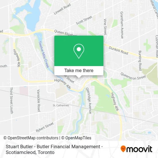 Stuart Butler - Butler Financial Management - Scotiamcleod map